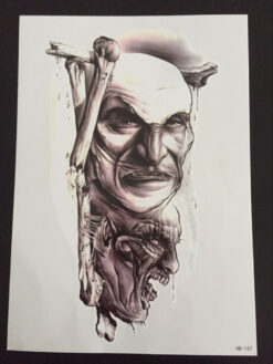 Tillfällig Tatuering 21 x 15cm - demons