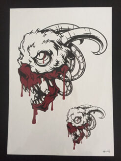 Tillfällig Tatuering 21 x 15cm - buck / bock