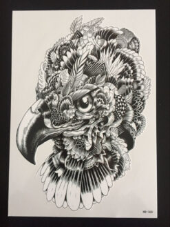 Tillfällig Tatuering 21 x 15cm - cool bird