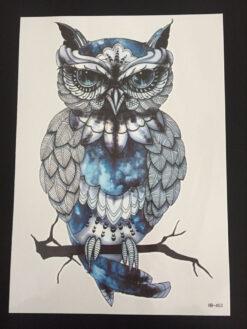 Tillfällig Tatuering 21 x 15cm - Funky Owl