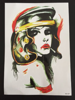 Tillfällig Tatuering 21 x 15cm - girl