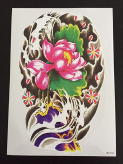 Tillfällig Tatuering 21 x 15cm - Flower
