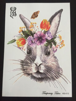 Tillfällig Tatuering 21 x 15cm - Bunny