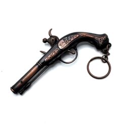 Stor Nyckelring - ~8-13cm - piratpistol - knallpulver