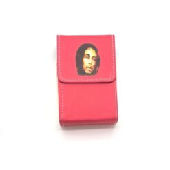 Belt Cigarette case Bob Marley röd