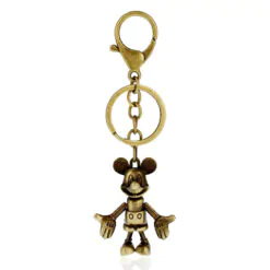 Vacker nyckelring i Steampunk-stil - musse pigg
