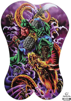 HEL RYGGTAVLA! Tillfällig Tatuering 48 x 34cm - drake krigare