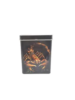 CIGARETTE BOX-METAL Scorpion
