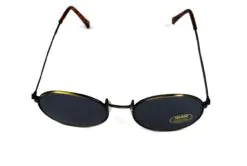 Solglasögon Ovala mässing med mönster