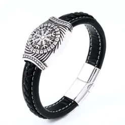 Armband - Nordisk mytologi - Skräckhjälmen med runor