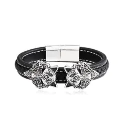 Armband - Nordisk mytologi - Odens två ulvar Gere och Freke