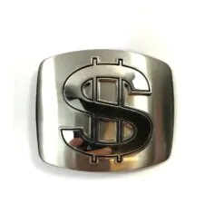 Bältesspänne - Dollartecken stål