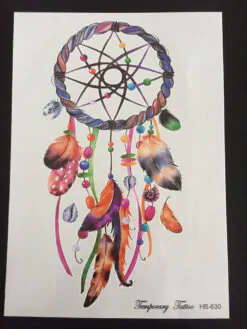 Tillfällig Tatuering 21 x 15cm - Dream Catcher
