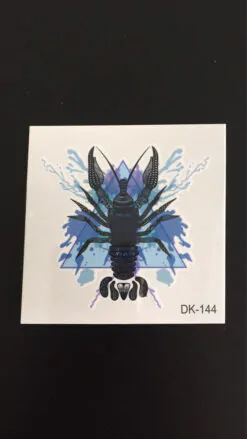 Tillfällig Tatuering 6x6cm - hummer