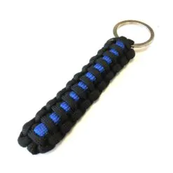 Paracord Nyckelring Svart-Blå