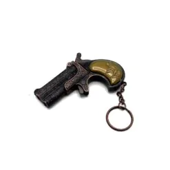 Stor Nyckelring - ~8-13cm - Derringer - knallpulver